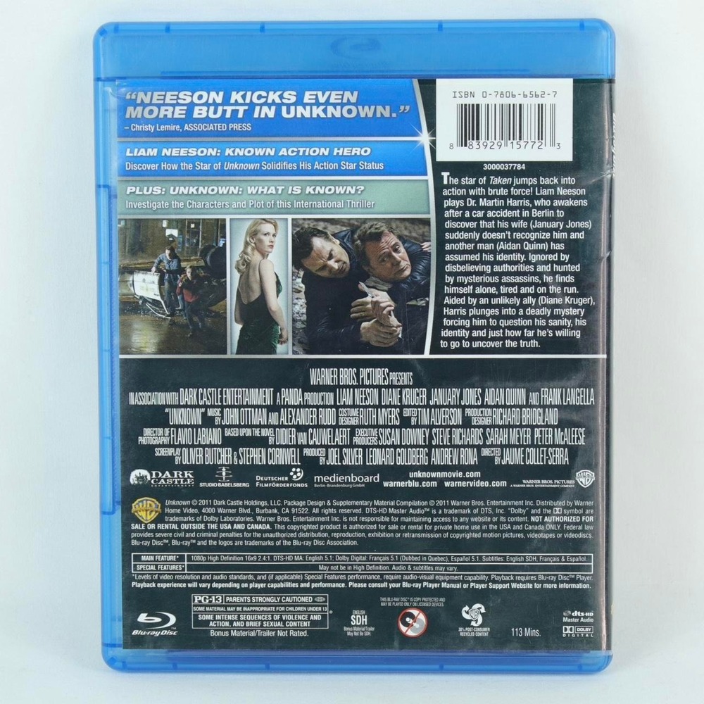 Unknown Blu-Ray DVD Movie - Picture 2 of 4